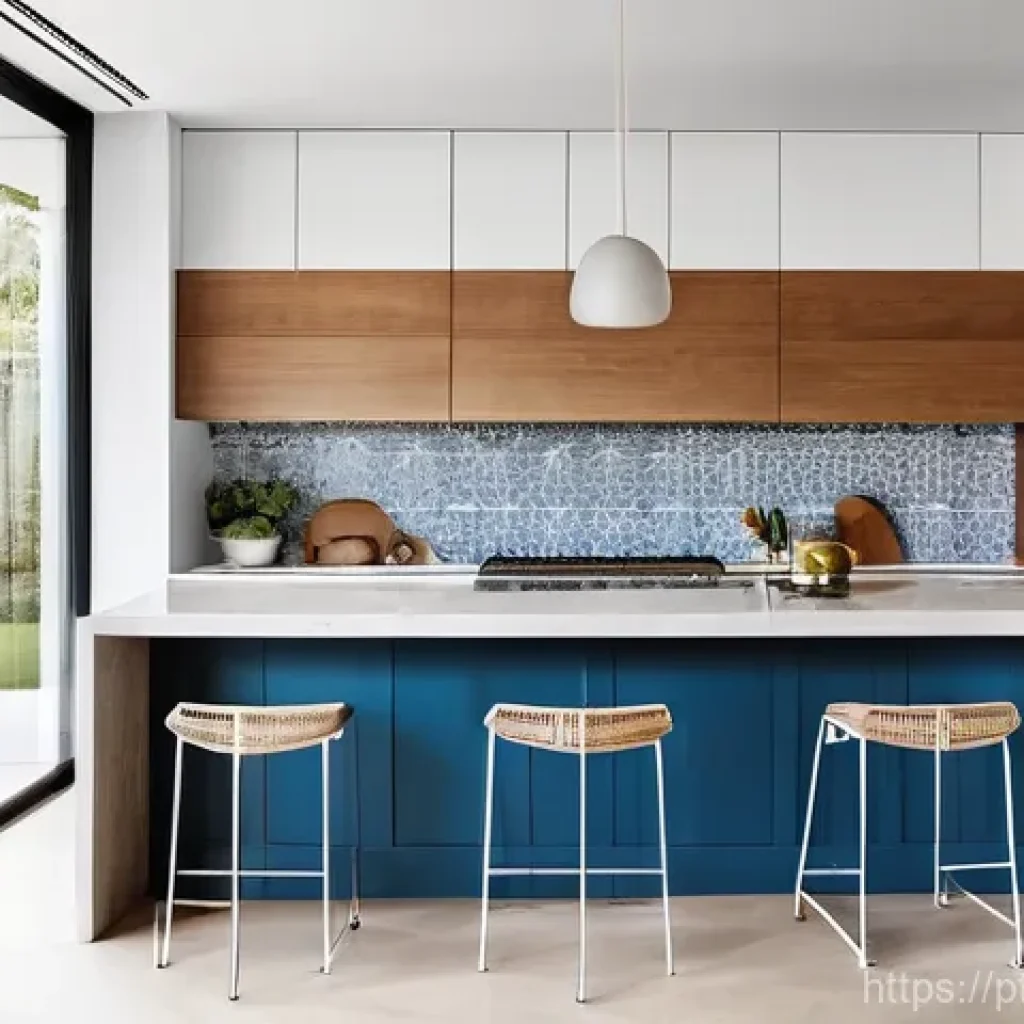 홈디자인 리모델링 프로젝트 성공 사례 - **Modern Portuguese Family Kitchen:** A bright and spacious open-plan kitchen in a contemporary Port...