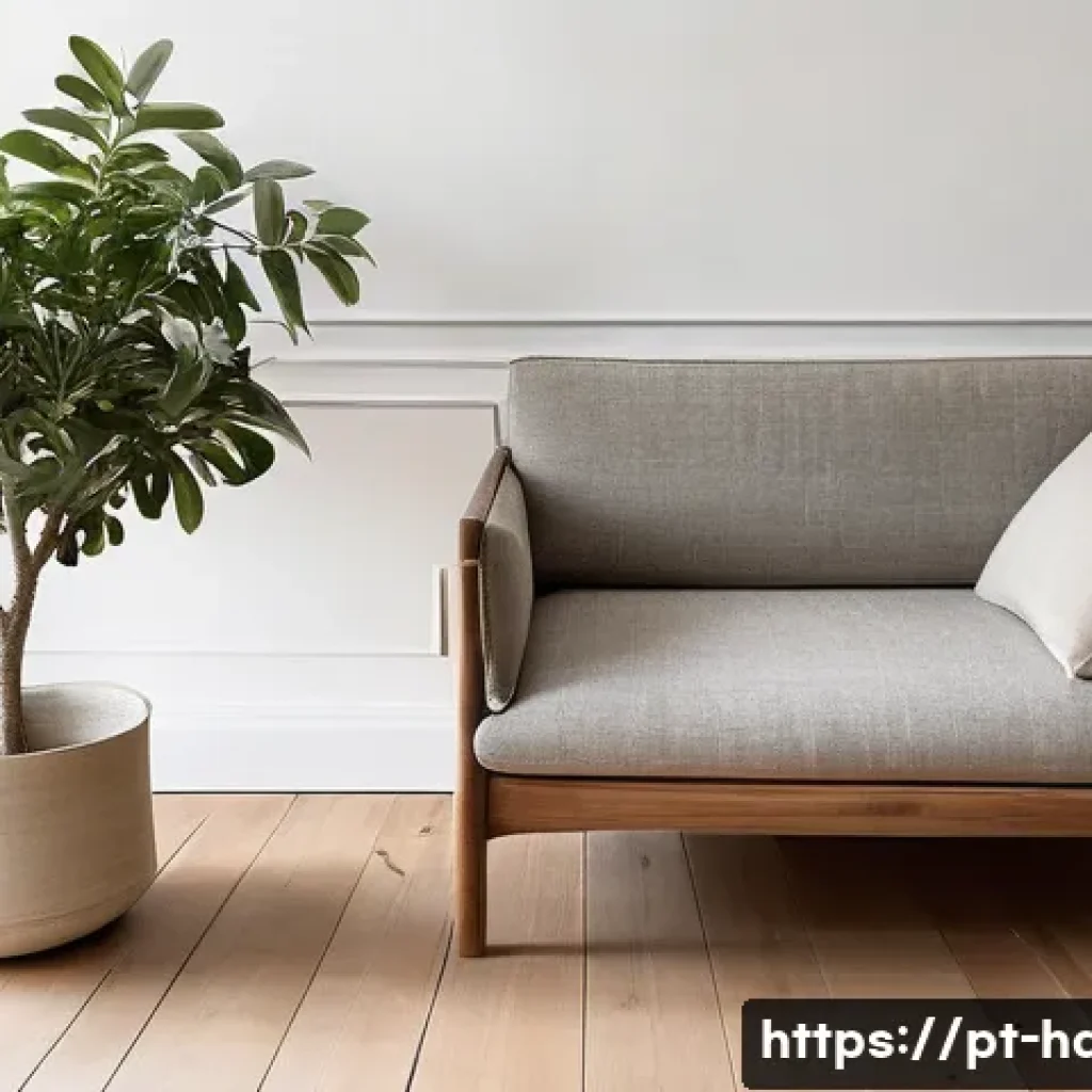 홈디자인 이론 필수 과목 - **Prompt 1: Warm Minimalism and Biophilic Design in a Lisbon Apartment**
    A serene and elegantly ...