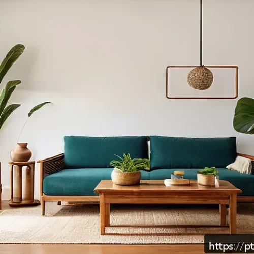 Home 17 홈디자인 분야의 여성 전문가 성장 사례 - A bright, modern interior living room designed by a female Brazilian designer, blending classic and ...